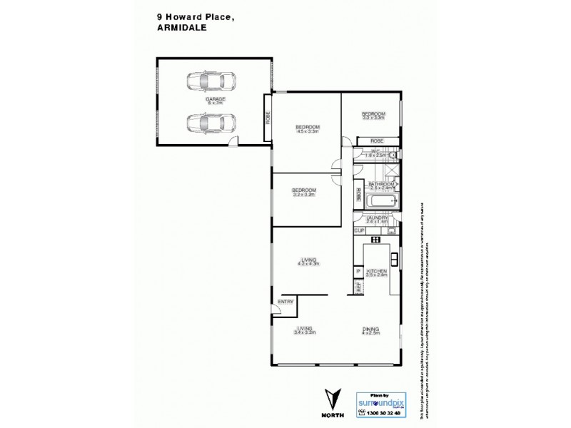 9 Howard Place, Armidale NSW 2350 Floorplan