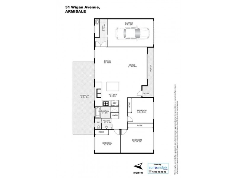 31 Wigan Avenue, Armidale NSW 2350 Floorplan