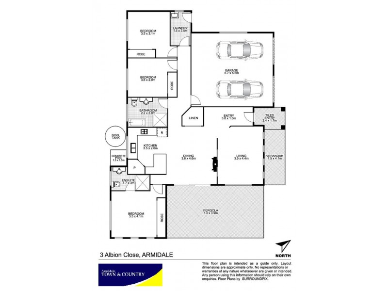 3 Albion Close, Armidale NSW 2350 Floorplan