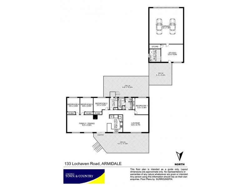 133 Lochaven Road, Armidale NSW 2350 Floorplan