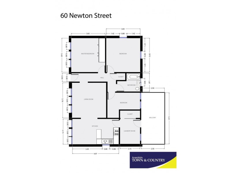 60 Newton Street, Armidale NSW 2350 Floorplan
