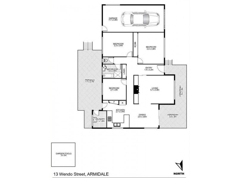 13 Wendo Street, Armidale NSW 2350 Floorplan