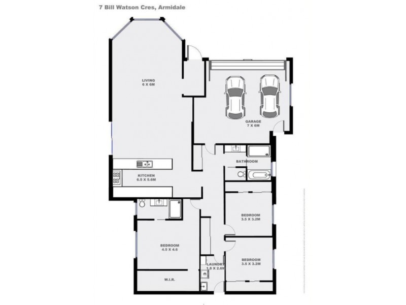 7a Bill Watson Avenue, Armidale NSW 2350 Floorplan