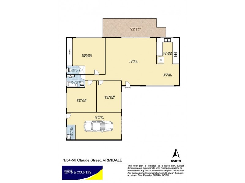 1/54-56 Claude Street, Armidale NSW 2350 Floorplan
