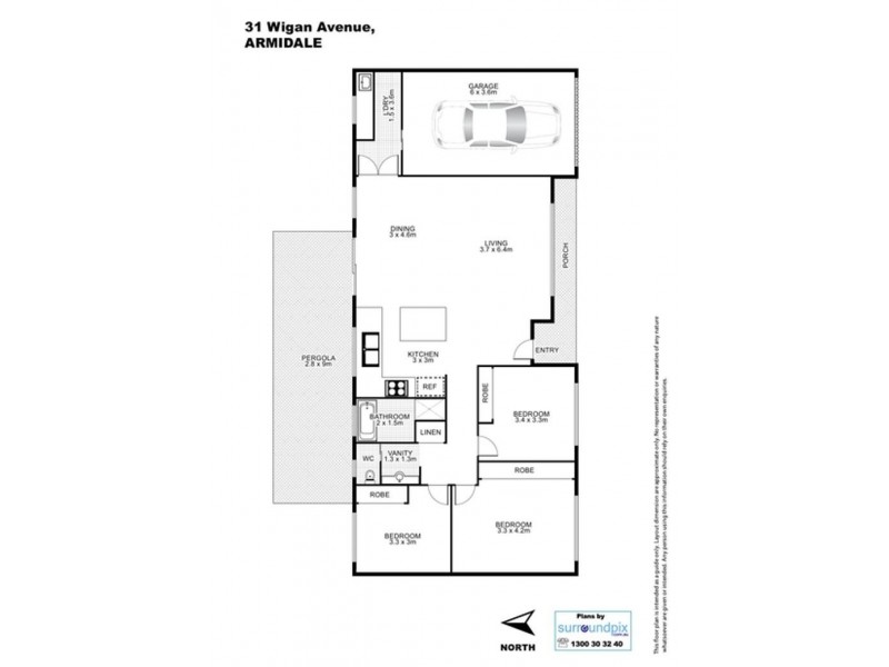 31 Wigan Avenue, Armidale NSW 2350 Floorplan