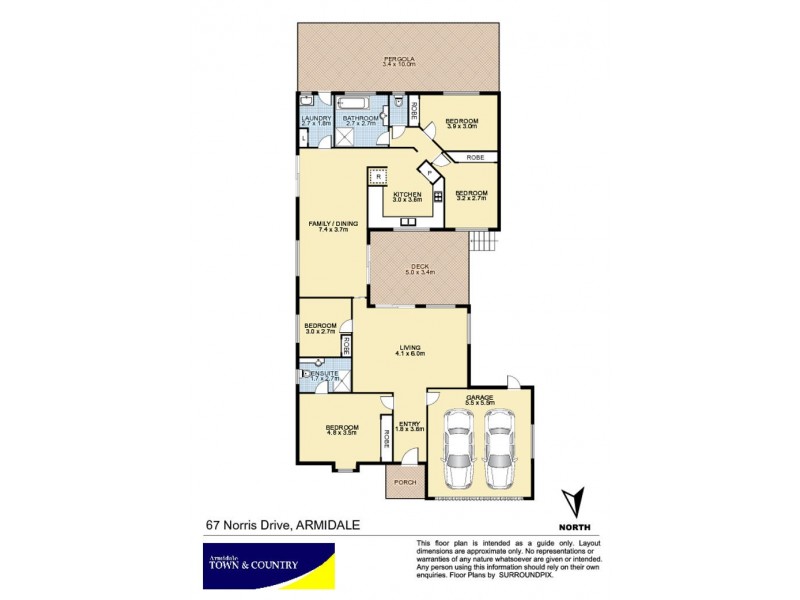67 Norris Drive, Armidale NSW 2350 Floorplan
