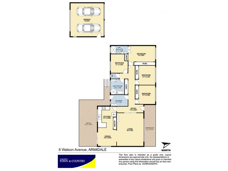 8 Watson Avenue, Armidale NSW 2350 Floorplan