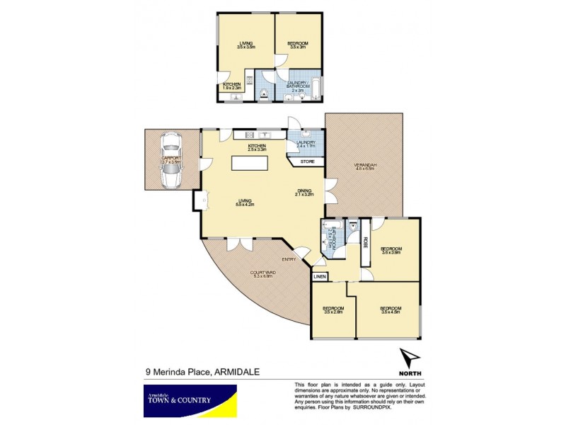 9 Merinda Place, Armidale NSW 2350 Floorplan