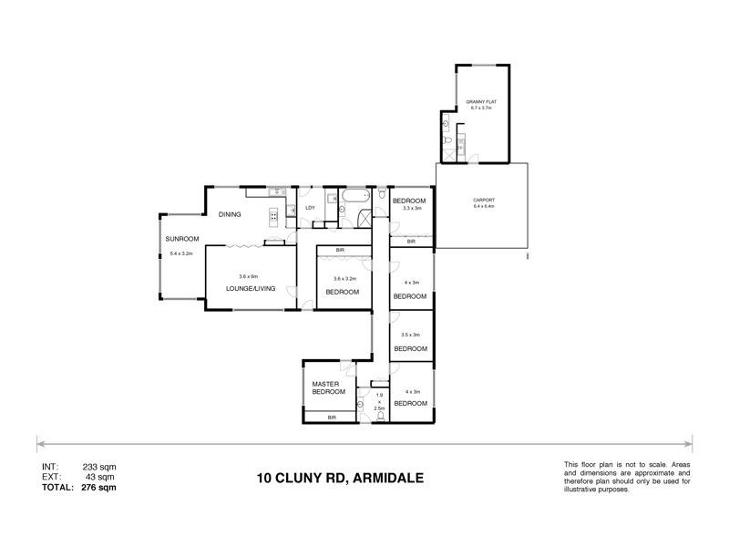 10 Cluny Road, Armidale NSW 2350 Floorplan