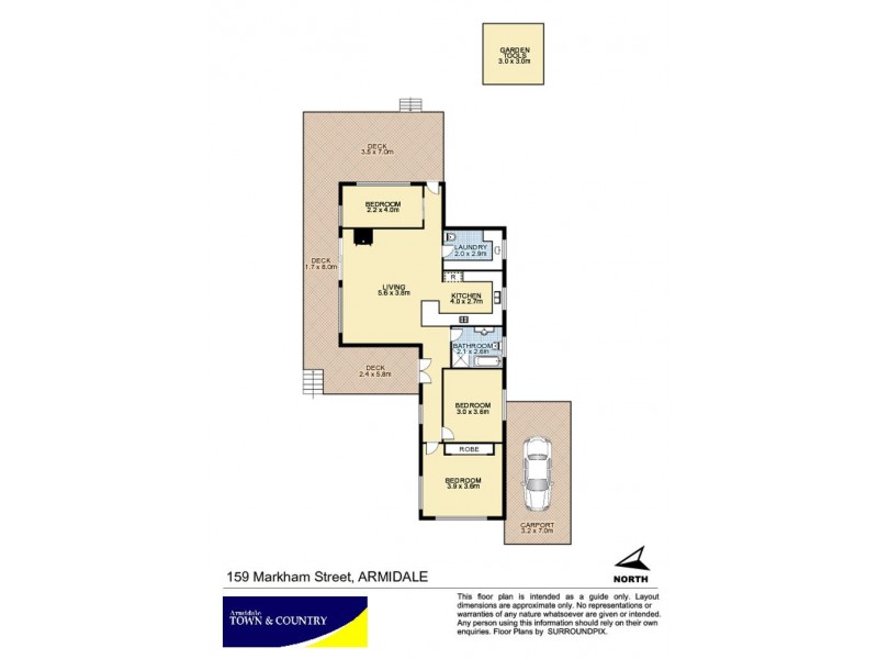 159 Markham Street, Armidale NSW 2350 Floorplan