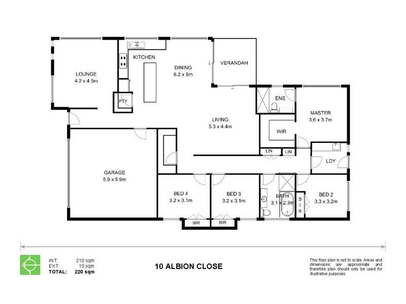 10 Albion Close, Armidale NSW 2350 Floorplan