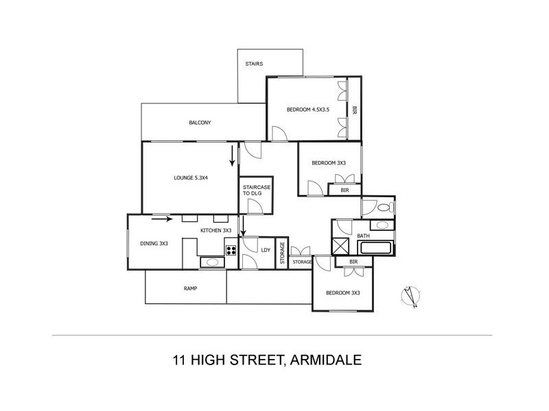11 High Street, Armidale NSW 2350 Floorplan