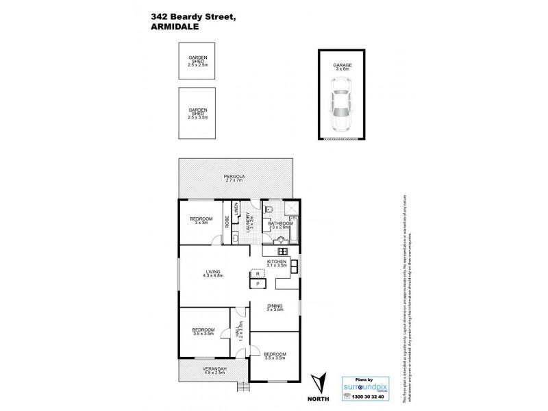 342 Beardy Street, Armidale NSW 2350 Floorplan