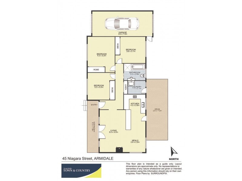 45 Niagara Street, Armidale NSW 2350 Floorplan