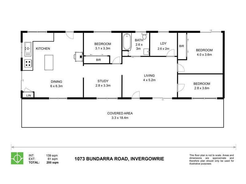 1073 Bundarra Road, Armidale NSW 2350 Floorplan