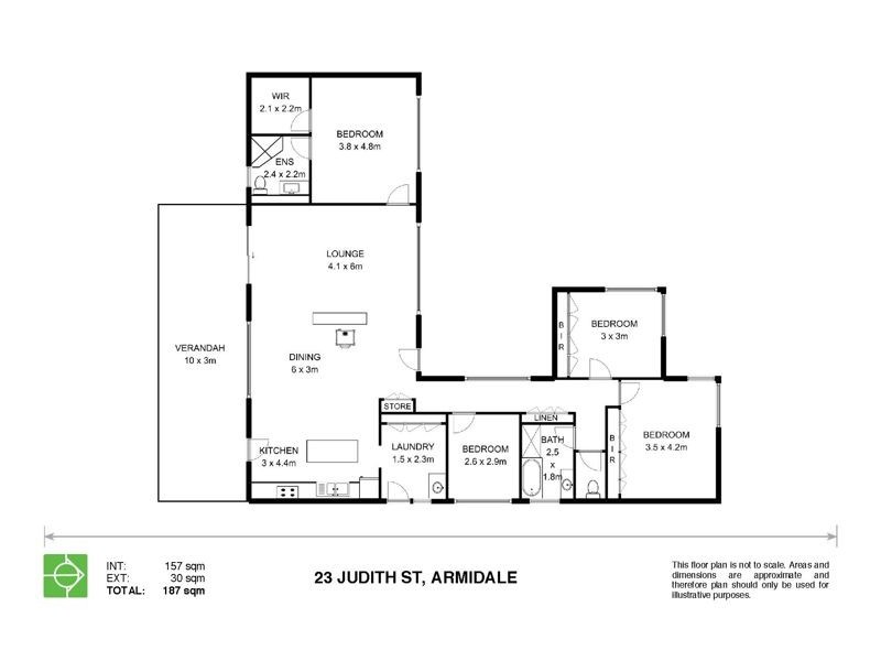 23 Judith Street, Armidale NSW 2350 Floorplan