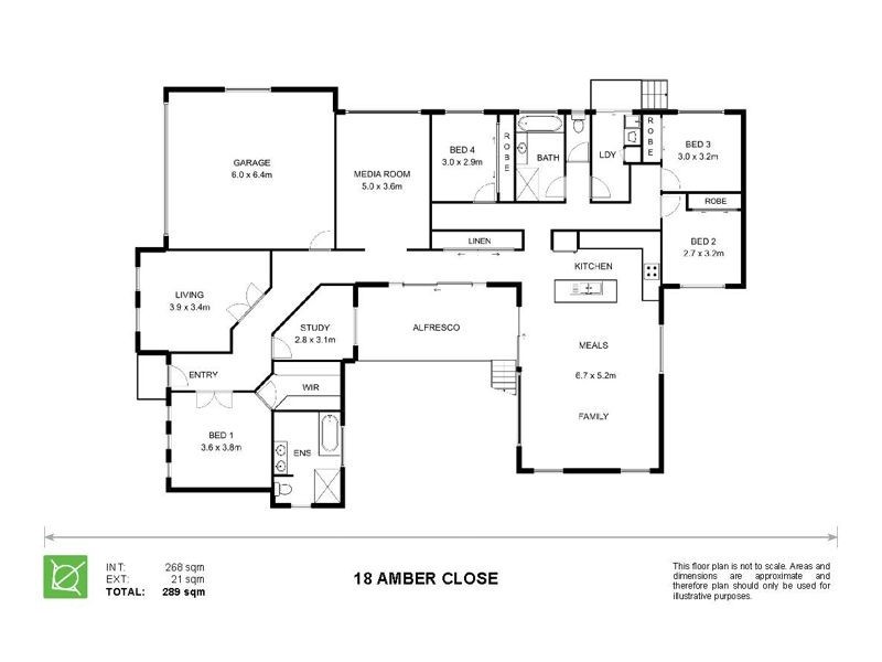 18 Amber Close, Armidale NSW 2350 Floorplan