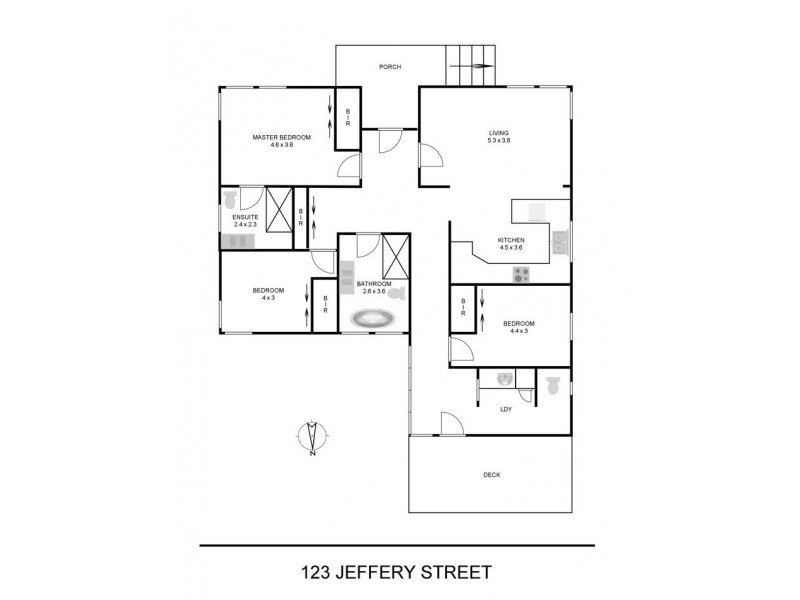 123 Jeffrey Street, Armidale NSW 2350 Floorplan