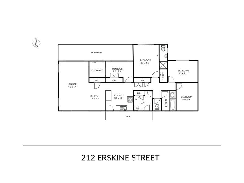 212 Erskine Street, Armidale NSW 2350 Floorplan
