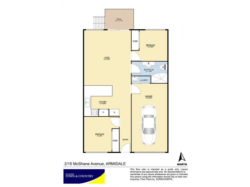 2/15 McShane Avenue, Armidale NSW 2350 Floorplan