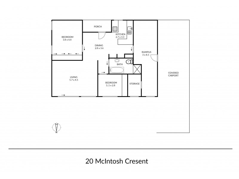 20 McIntosh Crescent, Armidale NSW 2350 Floorplan