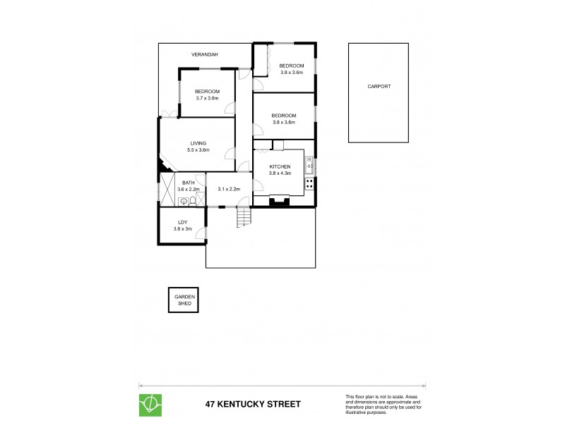 47 Kentucky Street, Armidale NSW 2350 Floorplan
