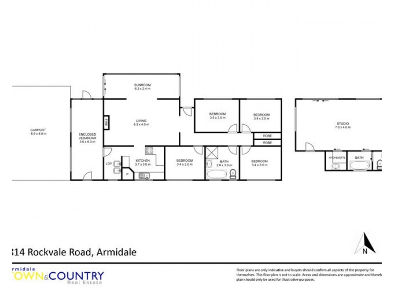814 Rockvale Road, Armidale NSW 2350 Floorplan