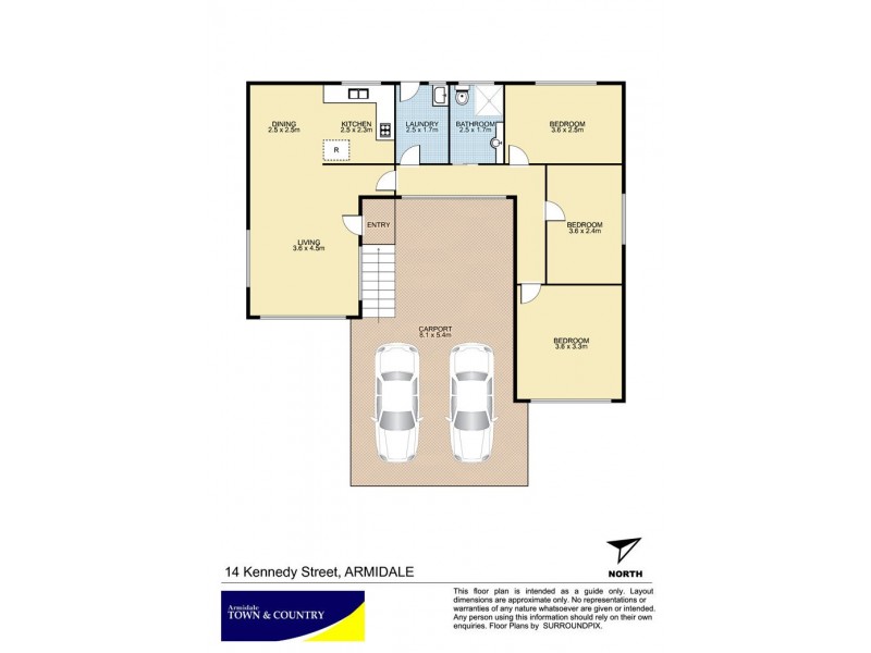 14 Kennedy Street, Armidale NSW 2350 Floorplan