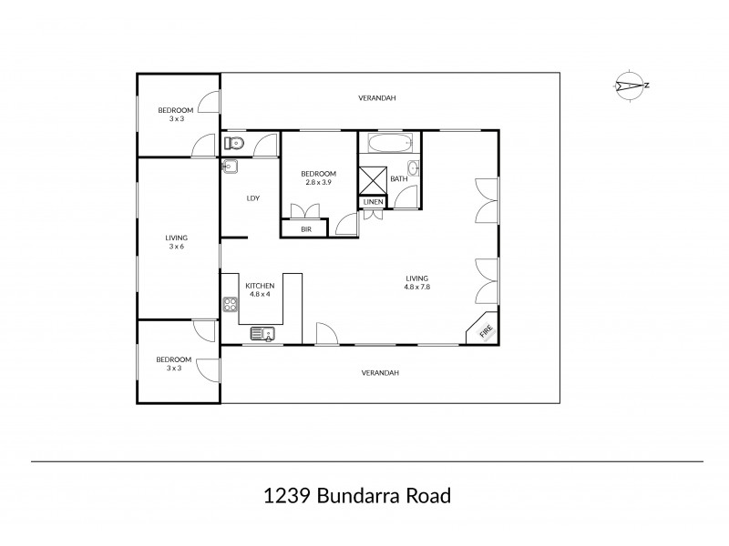 1239 Bundarra Road, Armidale NSW 2350 Floorplan