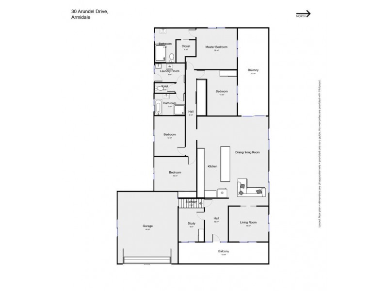 30 Arundel Drive, Armidale NSW 2350 Floorplan