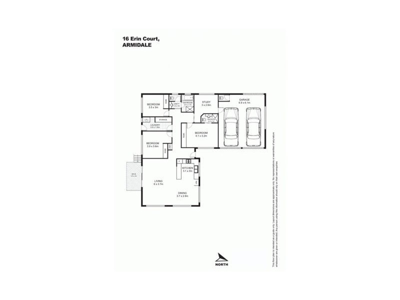 16 Erin Court, Armidale NSW 2350 Floorplan