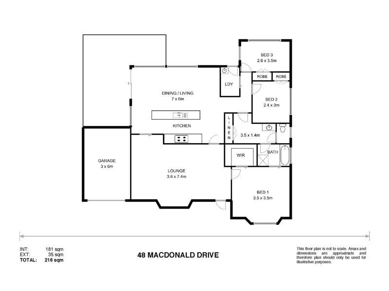 48 MacDonald Drive, Armidale NSW 2350 Floorplan