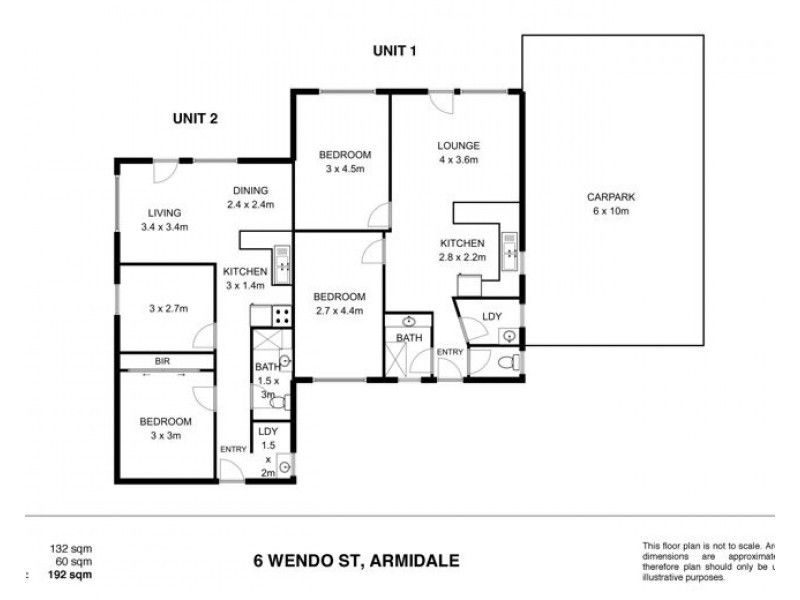 1/6 Wendo Street, Armidale NSW 2350 Floorplan