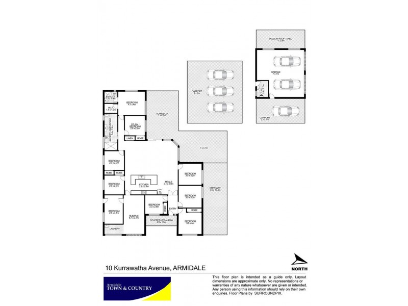 10 Kurrawatha Avenue, Armidale NSW 2350 Floorplan