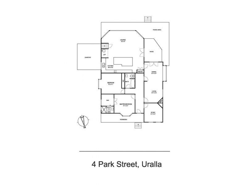 4 Park Street, Uralla NSW 2358 Floorplan