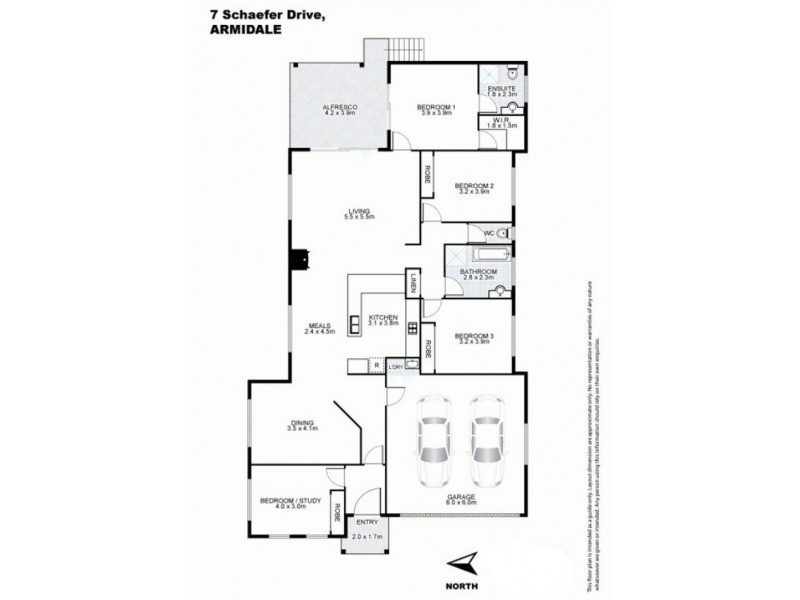 7 Schaefer Drive, Armidale NSW 2350 Floorplan
