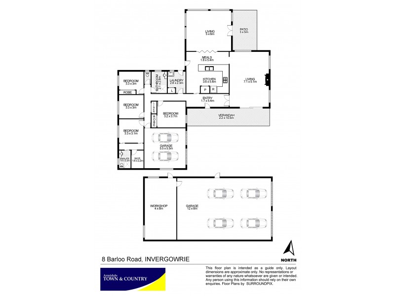 8 Barloo Road, Armidale NSW 2350 Floorplan