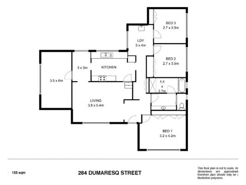 284 Dumaresq Street, Armidale NSW 2350 Floorplan