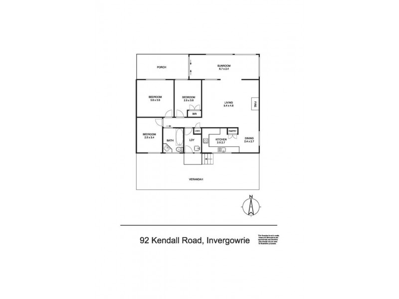 92 Kendall Road, Armidale NSW 2350 Floorplan