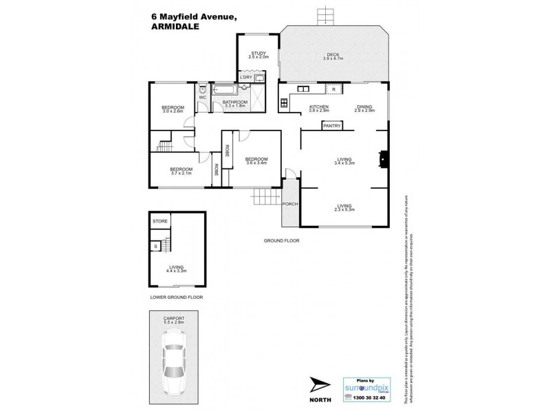 6 Mayfield Avenue, Armidale NSW 2350 Floorplan
