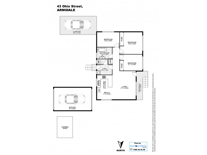 43 Ohio Street, Armidale NSW 2350 Floorplan