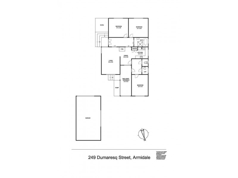 249 Dumaresq Street, Armidale NSW 2350 Floorplan