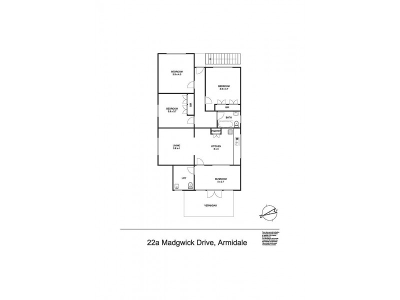 22a Madgwick Drive, Armidale NSW 2350 Floorplan