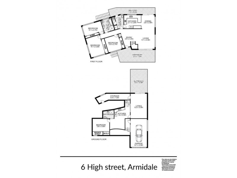 6 High Street, Armidale NSW 2350 Floorplan