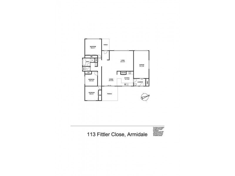 113 Fittler Close, Armidale NSW 2350 Floorplan