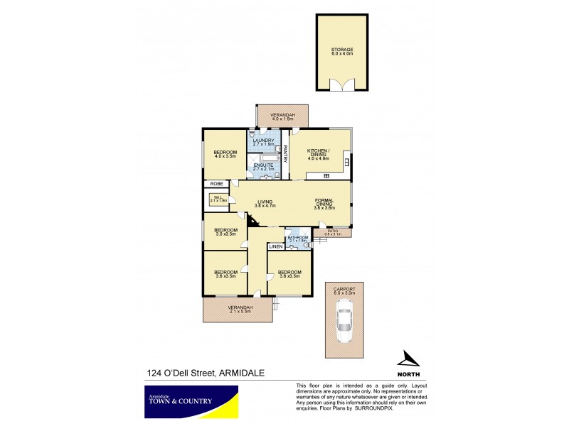 124 O’Dell Street, Armidale NSW 2350 Floorplan