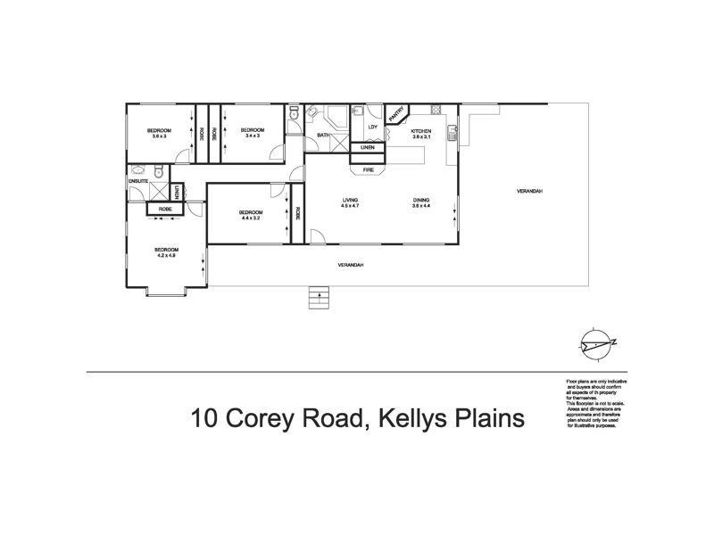 10 Corey Road, Armidale NSW 2350 Floorplan