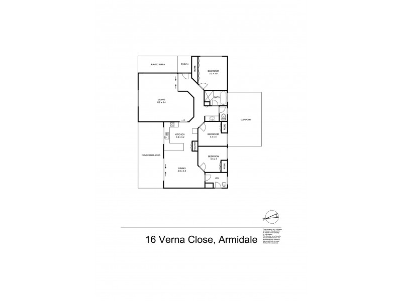16 Verna Close, Armidale NSW 2350 Floorplan
