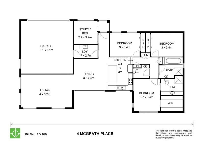 4 McGrath Place, Armidale NSW 2350 Floorplan