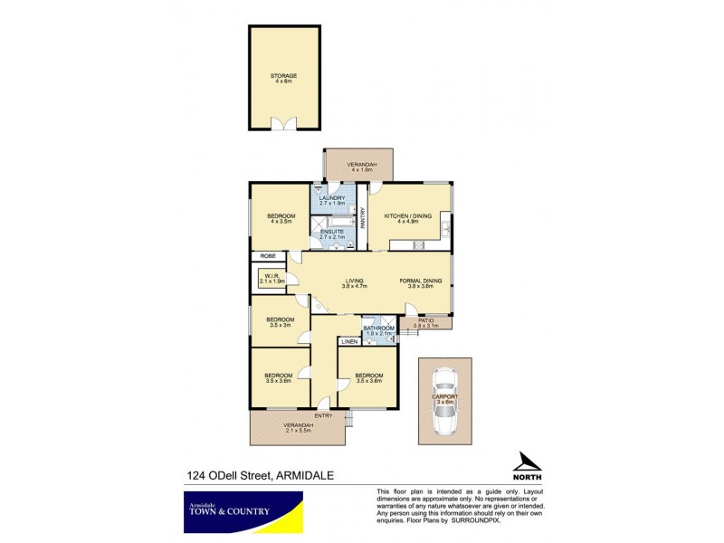 124 O’Dell Street, Armidale NSW 2350 Floorplan